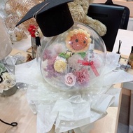 可愛波波球裡的小太陽畢業花束