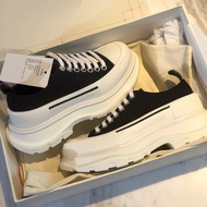 McQueen Canvas Shoes Men Women Spring New Style Platform Platform Shoes Dad Shoes