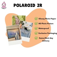 POLAROID / LOMO CARD SIZE 2R GLOSSY WATERPROOF PHOTO PAPER