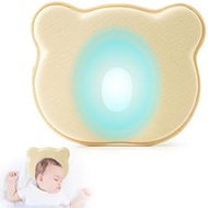 Memory Foam Baby Soft and Cozy Pillow Head Neck Support Pillow for Car Seat Breathable Bedding Set for Small Boys Girls Prevent Flat Head