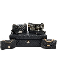 Chanel Success Story Set Of 4 Mini Bags With Quilted Trunk, 2020