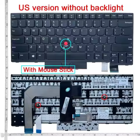 US/BR/SP/FR/RU English NEW Laptop Keyboard For Lenovo IBM Thinkpad T470 T480 A475 A485