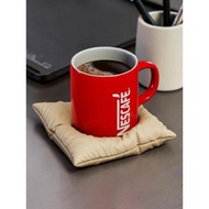 Aesthetic Coaster Mini Pillow Model 3D Print Unique Coaster Coffee Tea Drinking Cup Coaster Office W