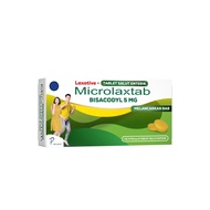 MICROLAX Tab Bisacodyl 5 mG 10 Microlaxtabtablet Smooths Bowel Movements Constipation/