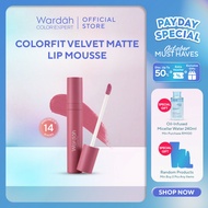 [TOP PICKS] Wardah Colorfit Velvet Matte Lip Mousse - Long Lasting Lip Cream - Waterproof - Matte an