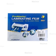 Promaster Laminating Film 75mm x 110mm 100 sheets (Front + Back x 150 Micron)