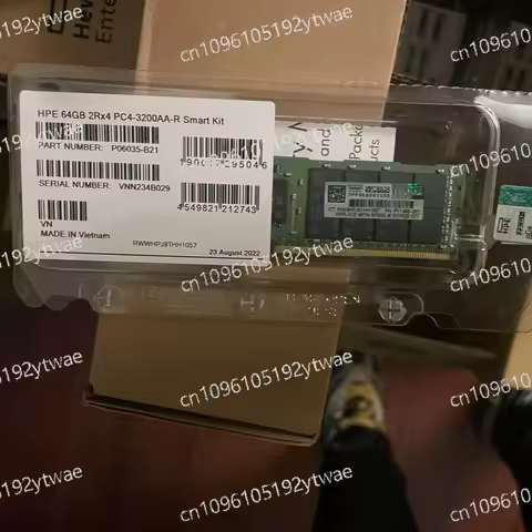 HPE P06035-B21 64GB DDR4 3200MHz Dual Rank Smart Memory Module