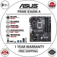 Used ASUS PRIME B360M-A Computer Motherboard LGA 1151 DDR4 64G For Intel B360 Desktop Mainboard SATA