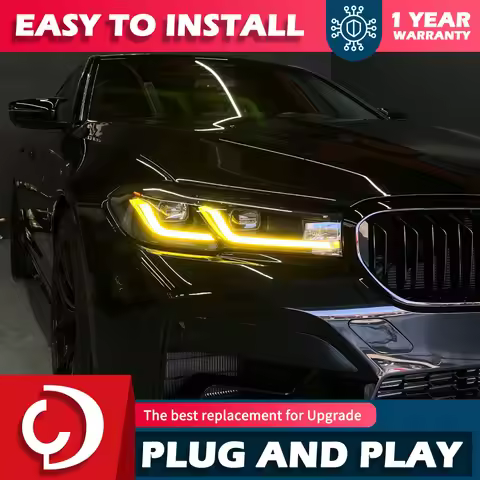 Car Lights For BMW G30 G38 5 Series 520i 525i 528i 530i 535i 540i 545i M5 2018-2022 LED Head Lamp LE