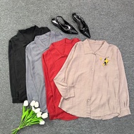 KEMEJA L0P0 EMBROIDERED LINEN SHIRT Code: 10059987