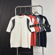 ST0NE lSL@ND Men's Polo Shirt Plus Size Smart Casual Shirt Man Oversize Cotton Jersey T-Shirt