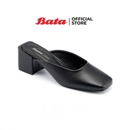 Bata บาจา รองเท้ามีส้นแบบสวม รองเท้าลำลองแบบสวม รองเท้าส้นสูง สำหรับผู้หญิง รุ่น JESSY สีดำ รหัส 6616846 สีคาลาเมล รหัส 6618846