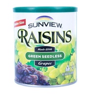 Sunview RAISIN GREEN SEEDLESS Net 15OZ | Jumbo SIZE RAISIN | Product OF THE USA