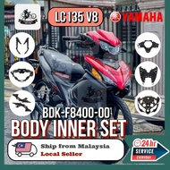 YAMAHA LC135 V8 FI Fuel Injection 🔥 READY STOCK 🔥 Inner Body Set PPBK Cover Hitam Mati Cover BDK lc v8 accessories