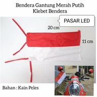 Bendera Gantung Merah Putih Klebet Spion Antena HT Mobil Motor