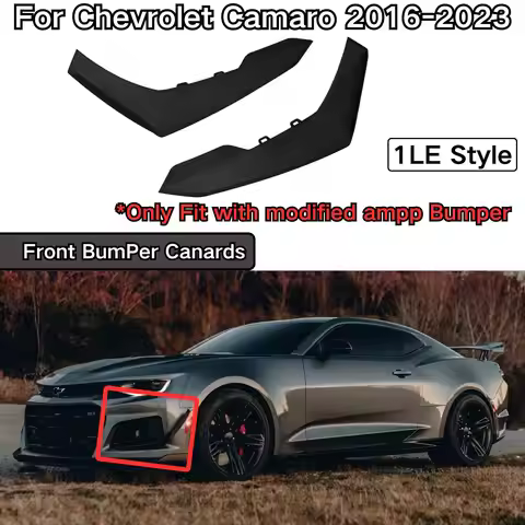 Front Bumper Side Splitter Canards PP For 2016-2023 Chevrolet Camaro Modified With 1LE or ZL1 Style 