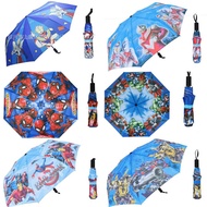 L&L SHOP Sun Umbrella Rain 3-Section Folding Cartoon Pattern Easy To Carry Size 100 cm.