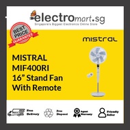 MIF400RI 16” Stand Fan With Remote MISTRAL