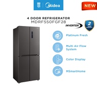 Midea MDRF550FGF28 Gross 507L WIFI Control Inverter Quattro 4 Doors Refrigerator / Fridge / Peti Sej