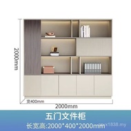 Locker Layered Highlight File Cabinet Luxury Cabinet Wooden Face Office Cabinet File Data Furniture 