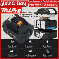 MT MTPRO Battery Replacement 18V BL1830 BL1840 BL1850 Lithium-Ion Rechargeable Charger Universal