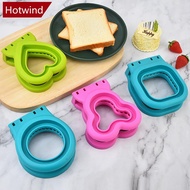 HOTWIND Stainless Steel Round/Square Sandwich Press Mold Sealer Non-Stick Leak-Proof Kawaii Design f