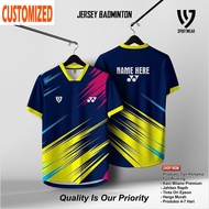 Free Customization Malaysia Badminton Jersey, 3d Fully Sublimated Custom Jersey Summer 2024