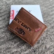 Men's Leather Wallet/ Small Size Folding Wallet/ Brown Wallet m5