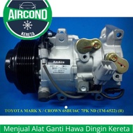 ACK TOYOTA MARK X / CROWN 6SBU16C 7PK ND (R) COMPRESSOR  TM-6522  - ACK