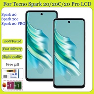 Original For Tecno Spark 20 Spark 20C Spark 20 Pro LCD Display Touch Screen Replacement