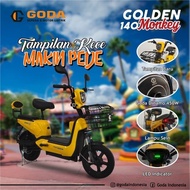 Sepeda Listrik Goda GD Golden 140 Monkey GD 140 - Putih