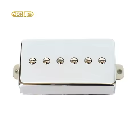 Donlis P90 Style Humbucker Size Alnico Magnet LP Guitar Pickup With Nickel Silver Cover And Baseplat