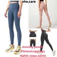 (In Stock ) She.Care Colorful Smooth Gym Andar Leggings Yoga Pants Leggings Women With Pocket Leggin