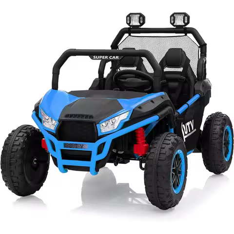 2-Seater Kids Electric Vehicle for Ages 3+,Ride on Car UTV,with Parent Remote Control,400w Motors,4.
