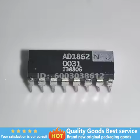 1pcs/lot Original New AD1862N-J AD1862N DIP-16 in stock