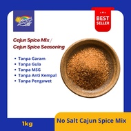 Cajun 1kg WITHOUT Salt, Cajun Spice Mix / Cajun Seasoning No Salt 1kg