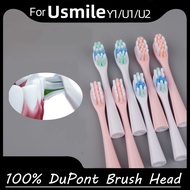 (คุณภาพดี) การเปลี่ยนสำหรับ Usmile Y1/U1/U2หัวแปรงสีฟัน4/10ชิ้น/เซ็ตสีชมพูสมาร์ททำความสะอาดฟันแปรงดูป็องหัวฉีด