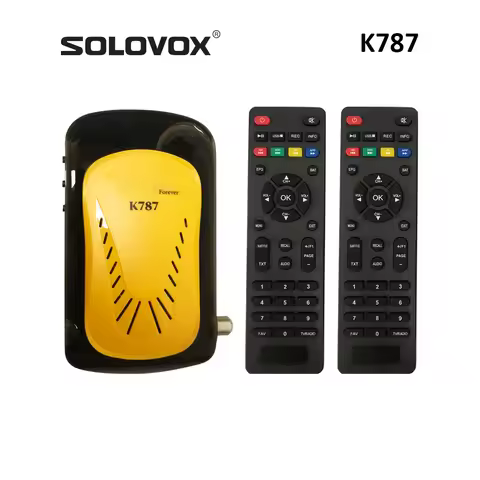 SOLOVOX 2024 K787 DVB S2X Satellite TV Box H.265 HEVC Decoder Southeast Asia Middle East Media Playe