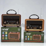NS-8069BT AM FM Portable Radio Stereo Speaker Radio USB Cable&amp;Rechargeable Vintage Radio 3 Band large Turning Radio