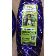 [100% ORIGINAL] TYRE YEAR 2025 CHEETAHKING KIN6240 100/80-14 TUBELESS