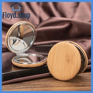 Round Folding Double-sided Cosmetic Mirror Makeup Mirror Mini Round Compact Cosmetic Mirror