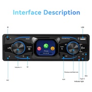 HAPPY TIME-1Din Car MP3 Player Radio 2.17 Touch Screen Bluetooth FM USB/SD AUX Support Colorful Ligh