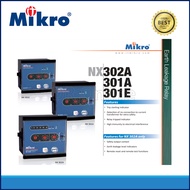 MIKRO EARTH LEAKAGE RELAY 240VAC NX301-240A(OLD) & R301-240A (NEW)  /DIN300-240A