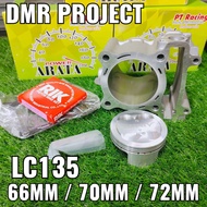 LC135 66MM/70MM/72MM (CLEAR STOCK) ARATA RACING BLOCK LC 135 CERAMIC BLOCK PISTON FORGED ARATA BLOCK