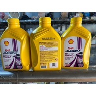 Shell Advance 15W-40 Mineral-Based Oil for Genuine Scooters