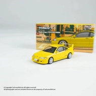 TW 1: 64 Honda Integra TYPE R DC2 Yellow Alloy Car Model