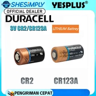 Duracell 3V CR123A/CR2 Lithium Baterai 123A CR17345 DL123A 16340 Baterai Sel Kering