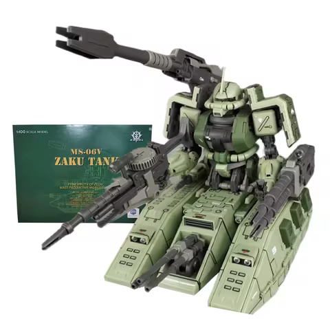 Motor King Mk 1/100 Ms-06V Green Zaku Tank Assembly Model Principality of Zeon Collectible Anime Rob