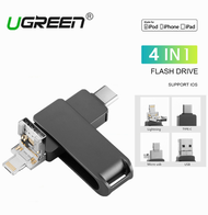 1TB 2TB OTG USB แฟลชไดรฟ์สำหรับ iPhone15/14/13/12/11/X/8/7/6 Ipad Android Pendrive 4 In 1 Stick TYPE