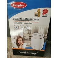 EuropAce 3-in-1 Dehumidifier with Air Purifier and Laundry mode EDH 3121S (12L) 6251S (25L)